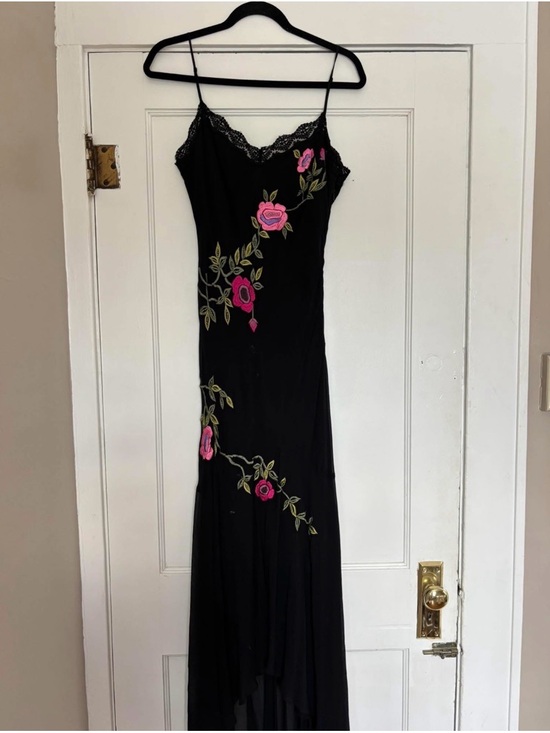 Cache Dresses & Skirts - Cache x Sue Wong Vintage Silk Floral Maxi Dress